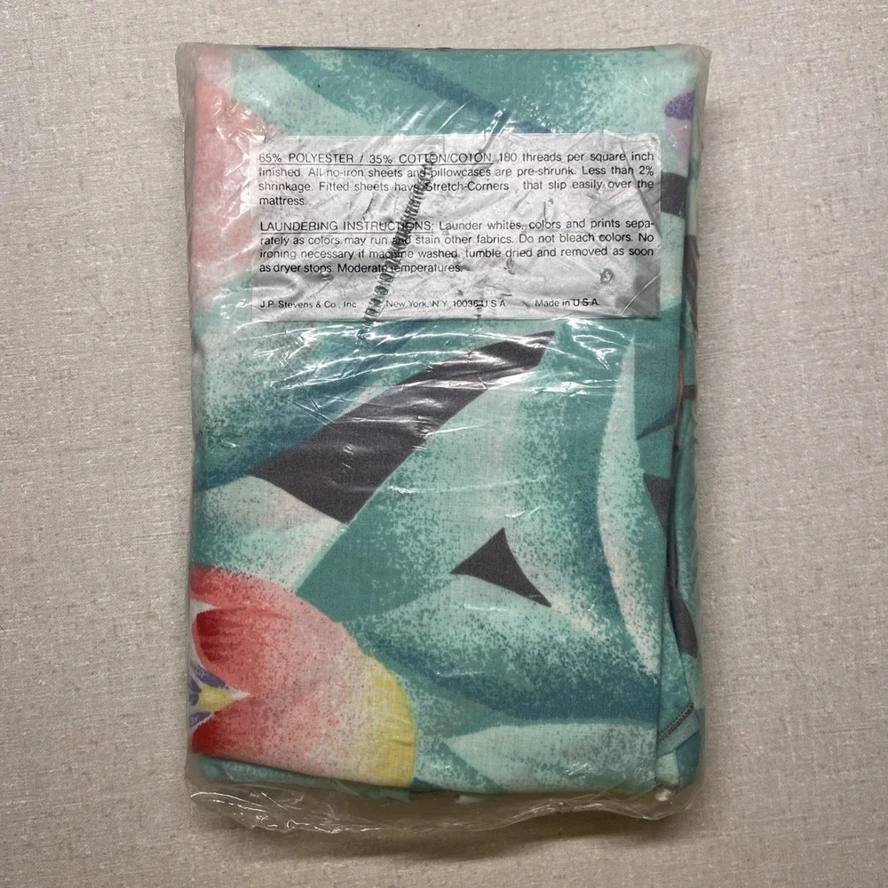 2 Vintage Utica JP Stevens & Co 80's 90's Ruffle Standard Pillowcases NIP Retro